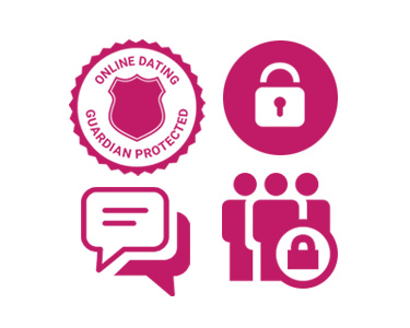 Safe & Secure - All members approved by hand, 'Online Dating Guardian' safeguarded & 24/7 live customer care team on hand.